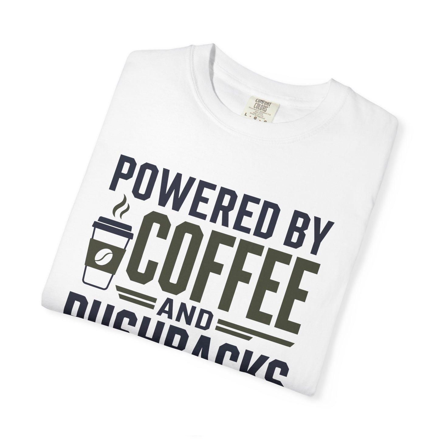 Powered By Coffee and Pushbacks - T-Shirt