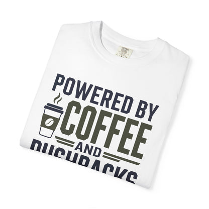 Powered By Coffee and Pushbacks - T-Shirt