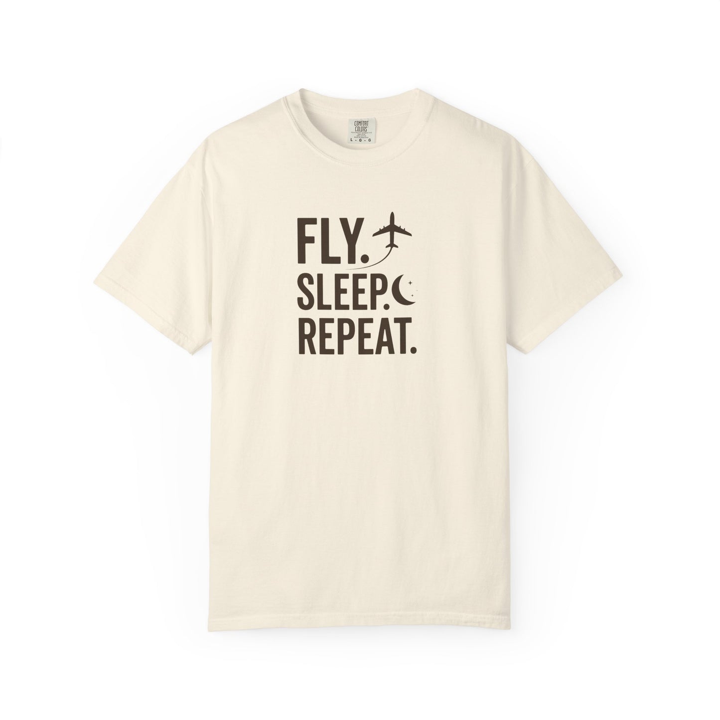 Fly. Sleep. Repeat. Aviation T-Shirt