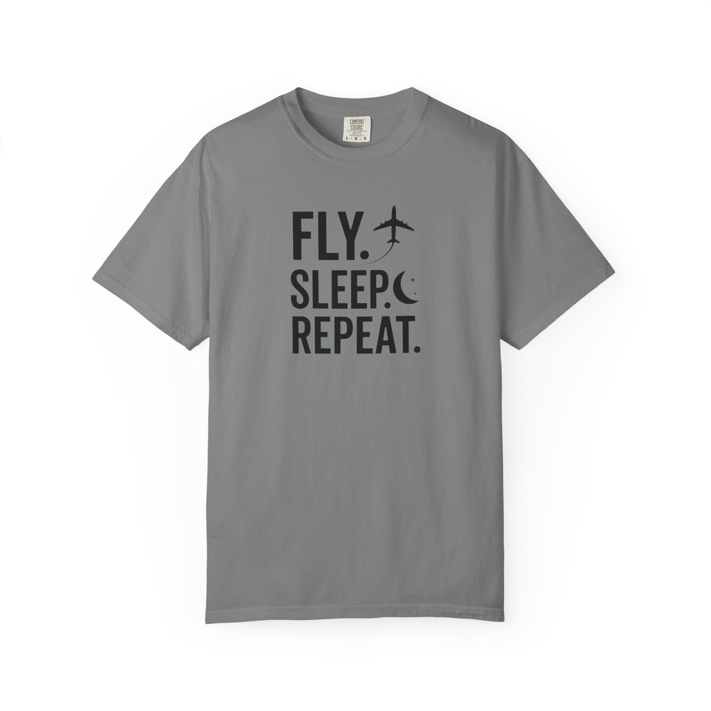 Fly. Sleep. Repeat. Aviation T-Shirt
