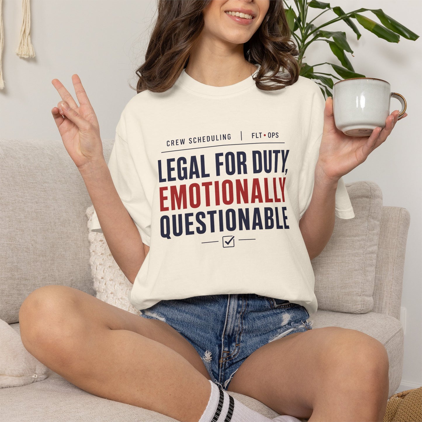 Legal For Duty Emotionally Questionable T-Shirt
