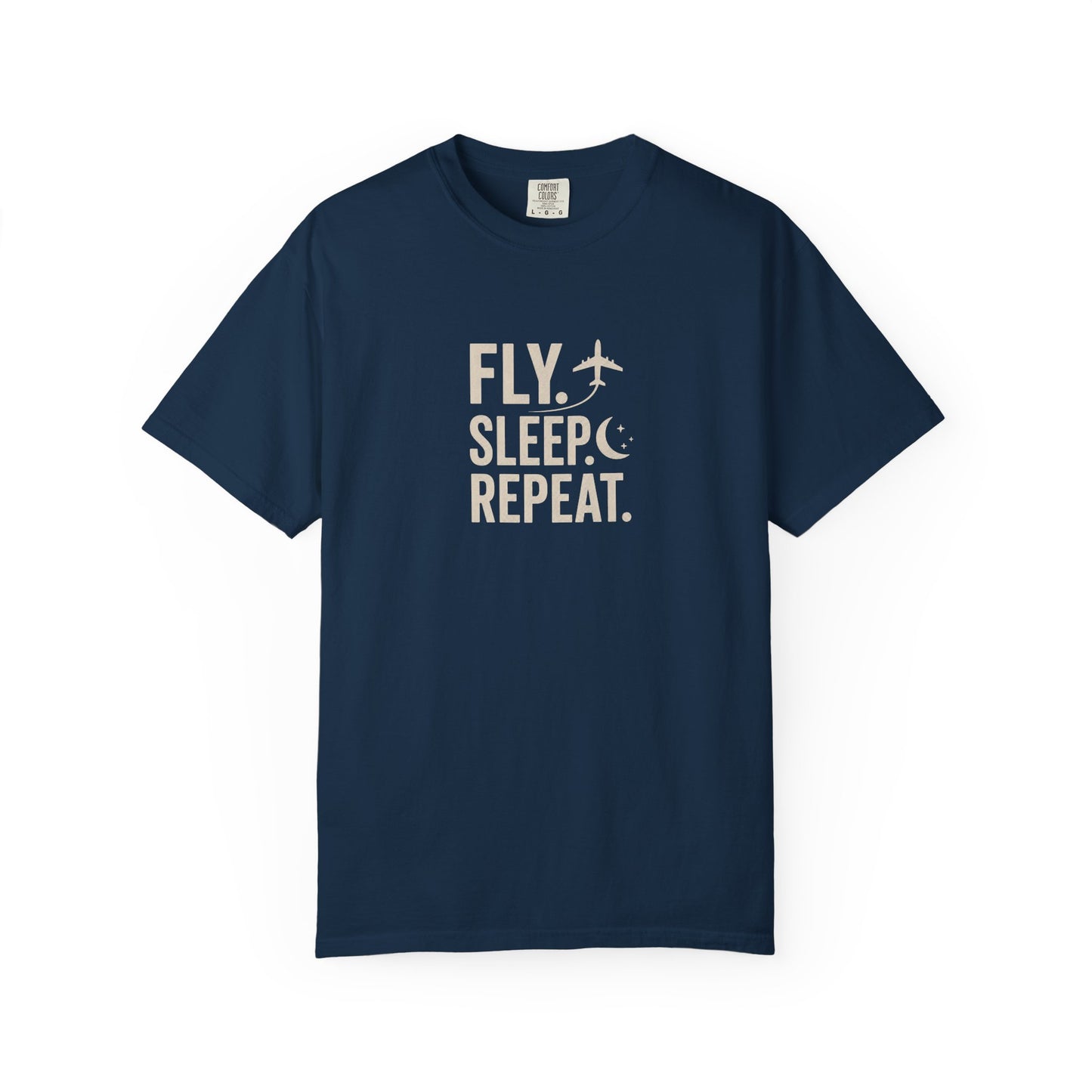 Fly. Sleep. Repeat. Aviation T-Shirt