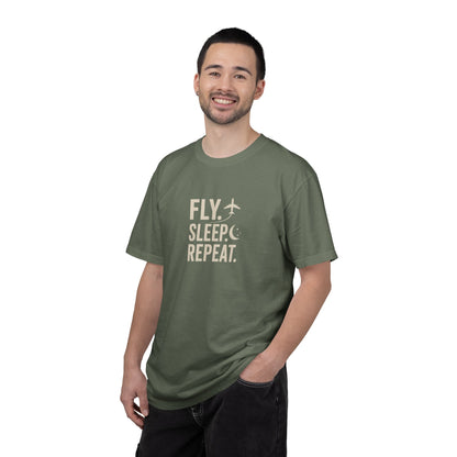 Fly. Sleep. Repeat. Aviation T-Shirt