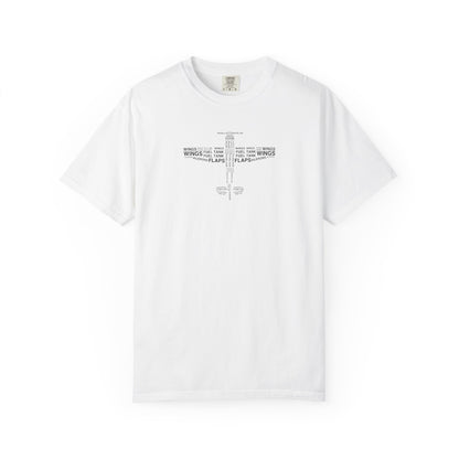 Aviation Word Cloud Airplane Tee