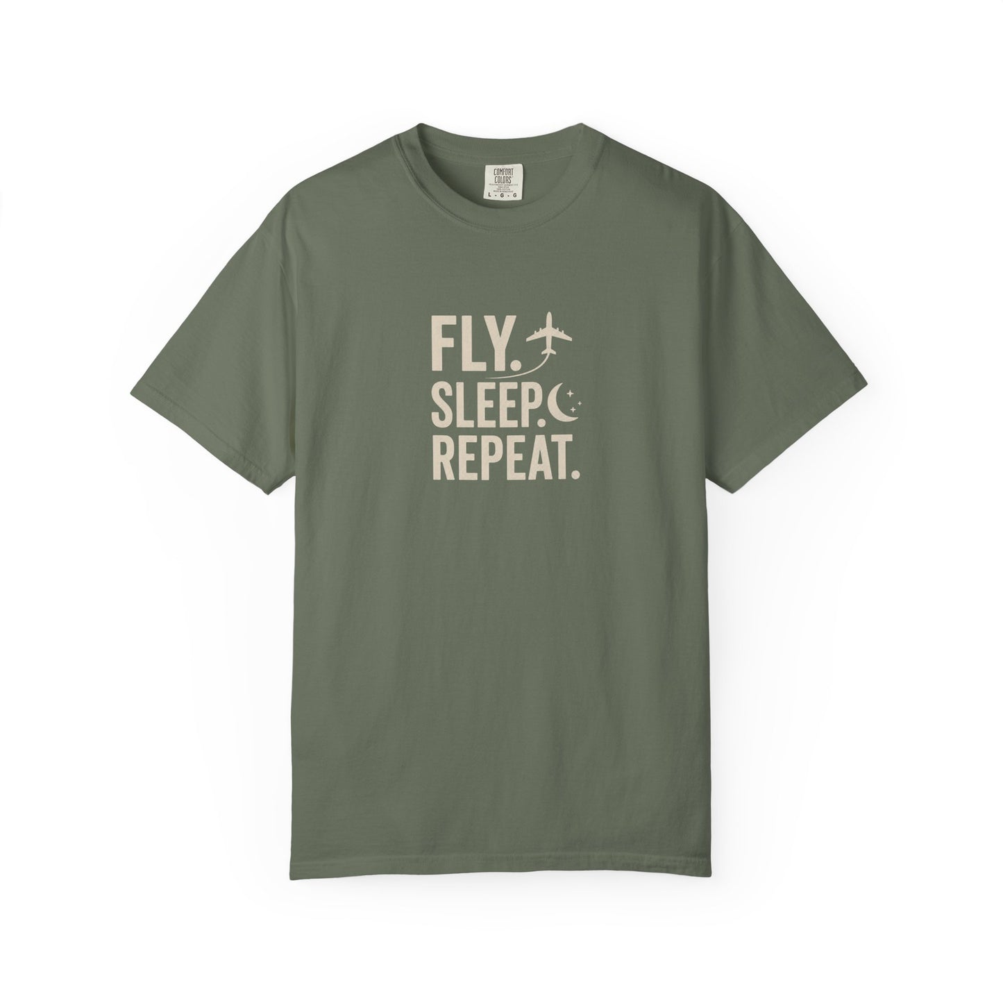 Fly. Sleep. Repeat. Aviation T-Shirt