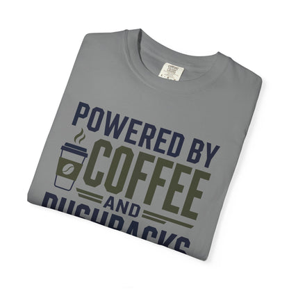 Powered By Coffee and Pushbacks - T-Shirt