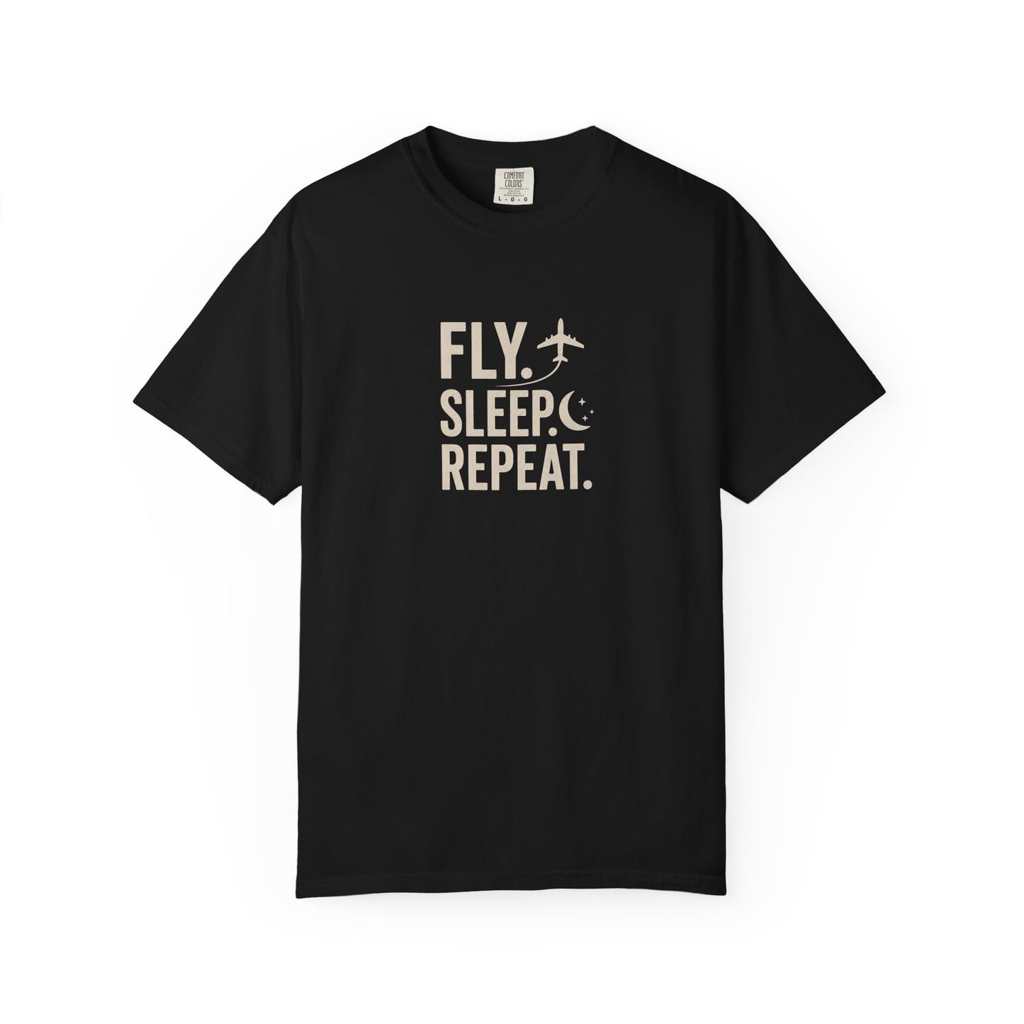Fly. Sleep. Repeat. Aviation T-Shirt