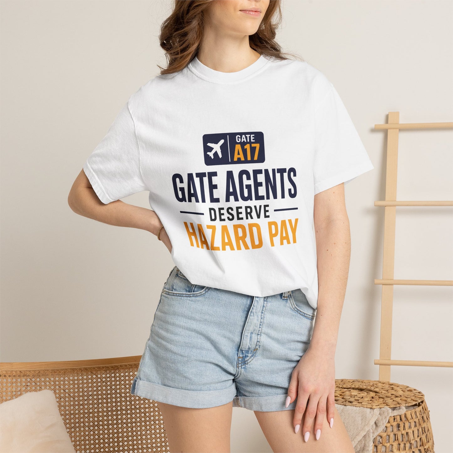 Gate Agents Deserve Hazard Pay T-Shirt