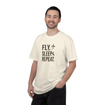 Fly. Sleep. Repeat. Aviation T-Shirt