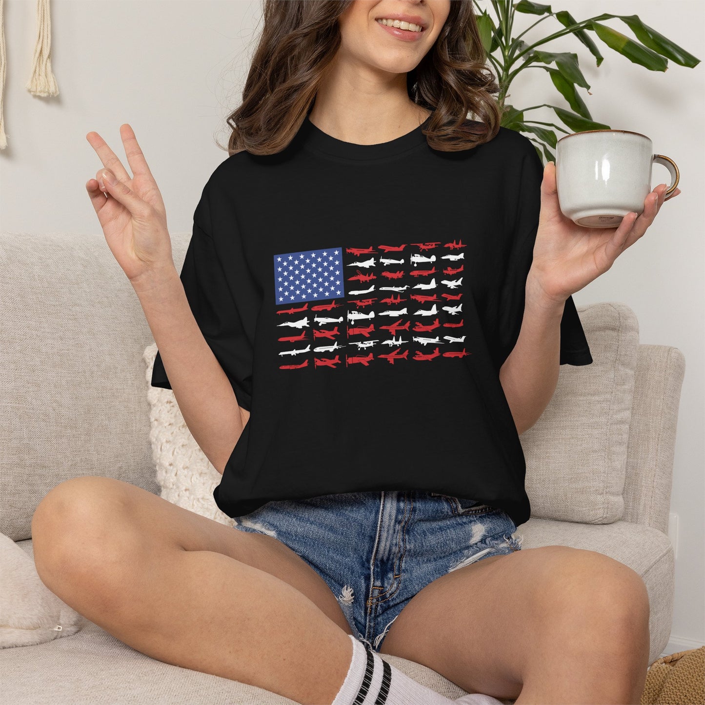 American Aviation Flag T-Shirt