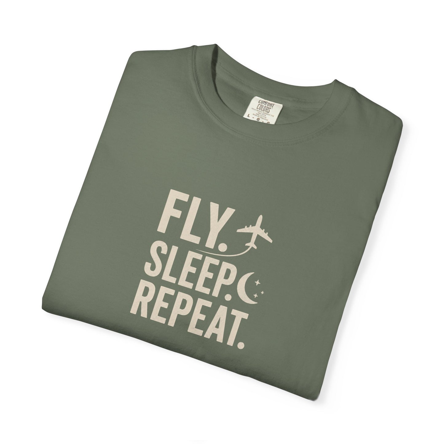 Fly. Sleep. Repeat. Aviation T-Shirt