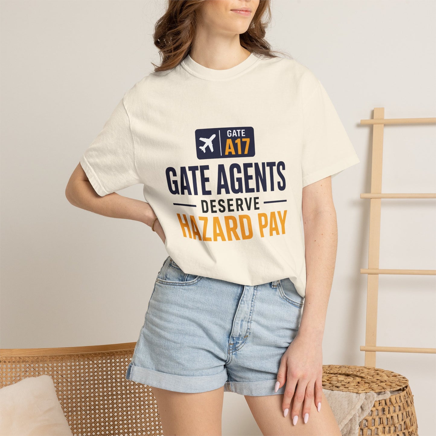 Gate Agents Deserve Hazard Pay T-Shirt
