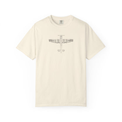 Aviation Word Cloud Airplane Tee