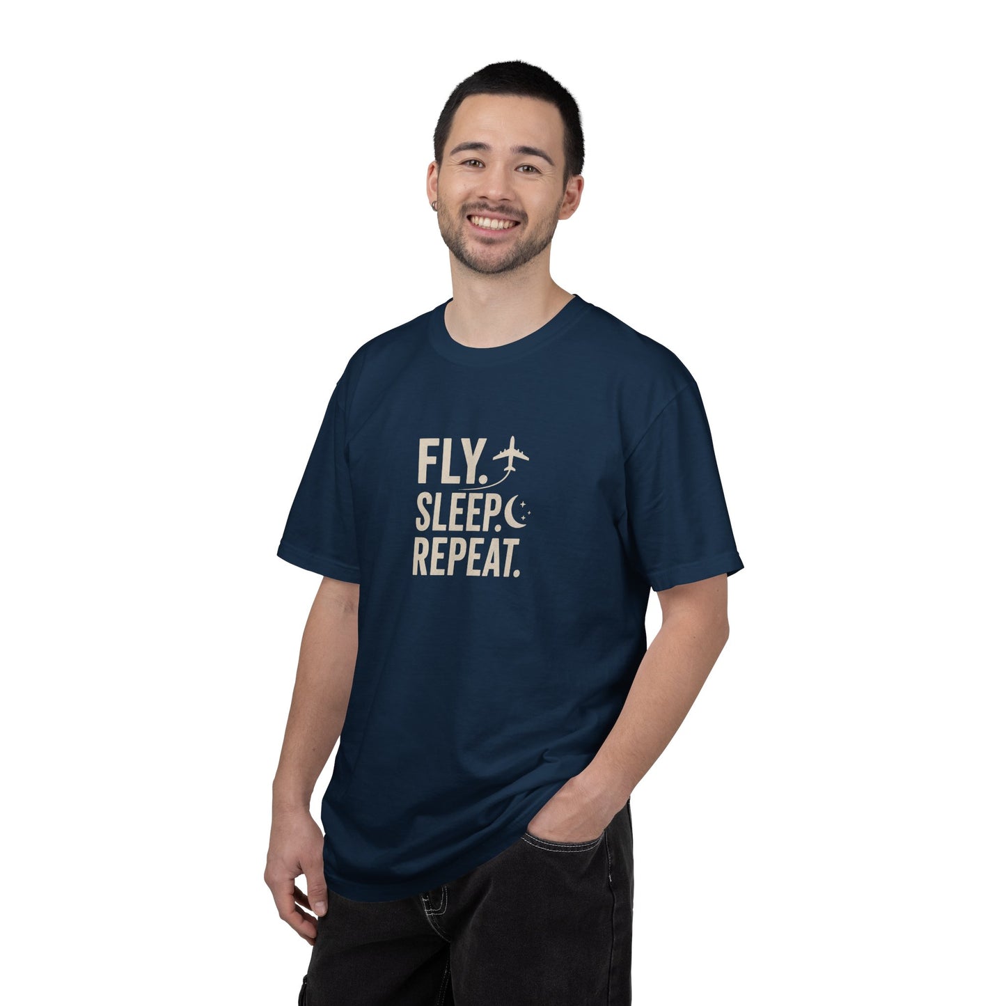 Fly. Sleep. Repeat. Aviation T-Shirt