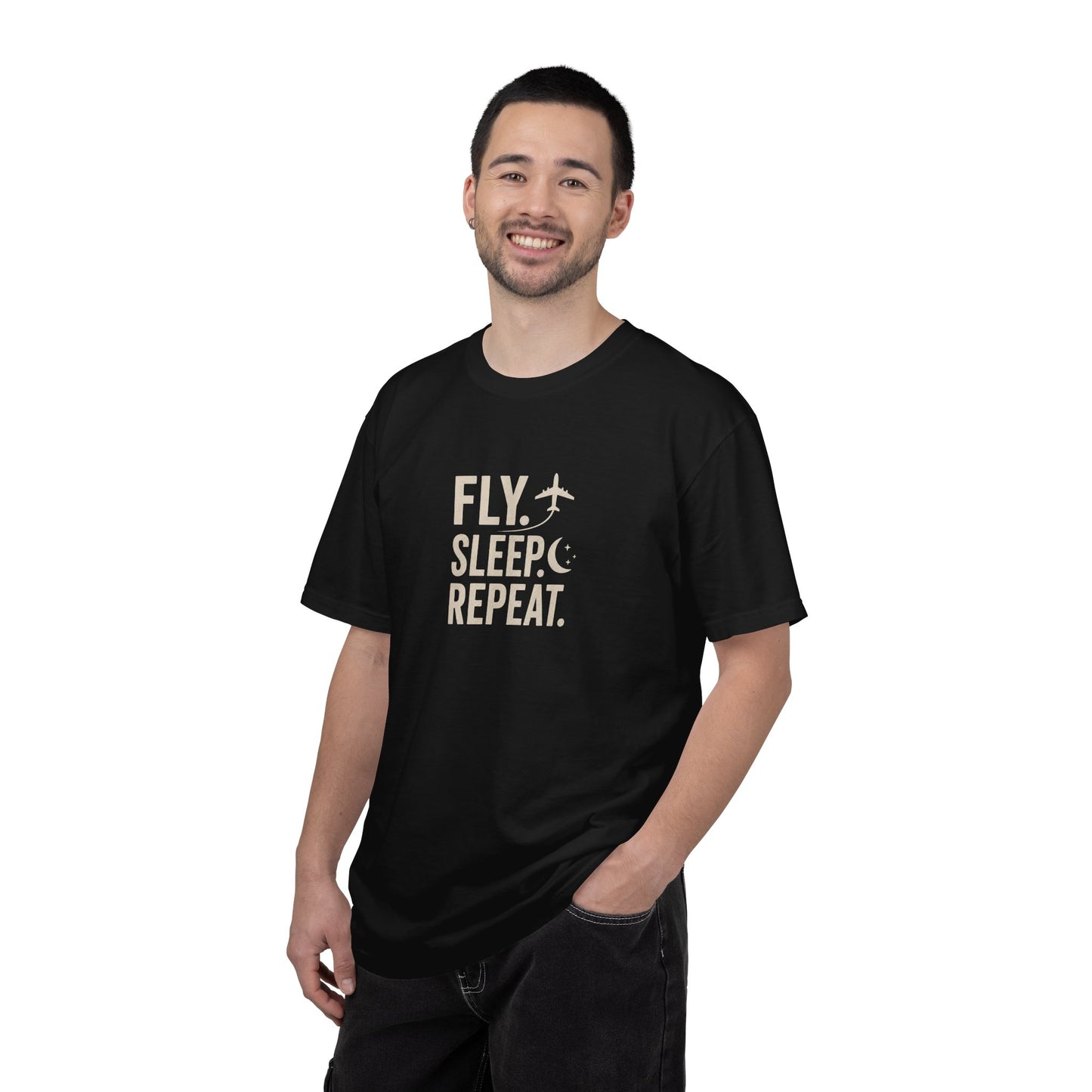 Fly. Sleep. Repeat. Aviation T-Shirt