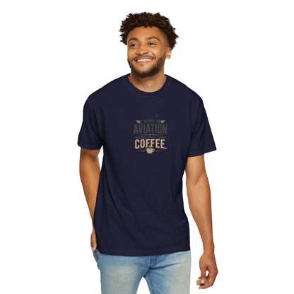 Work In Aviation Run on Coffee T-Shirt