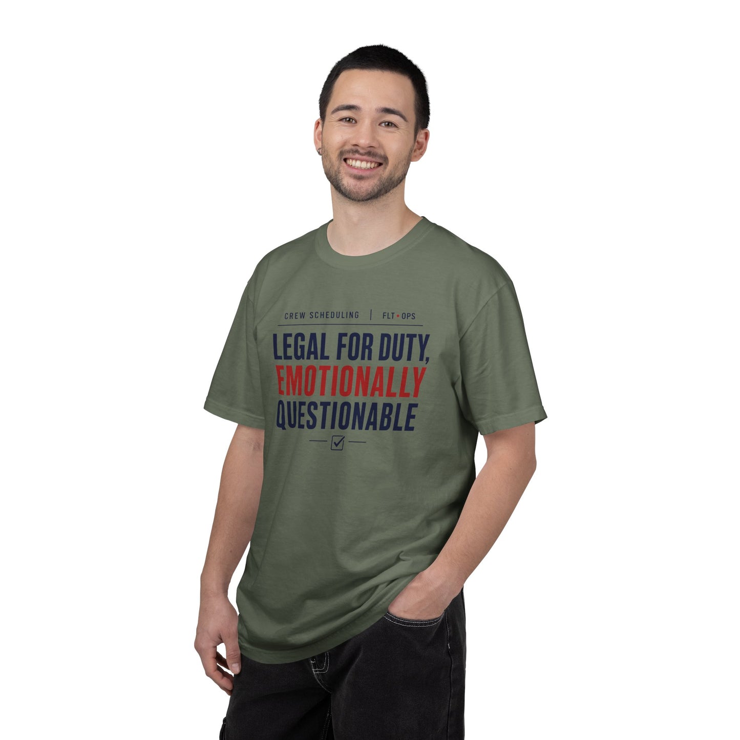 Legal For Duty Emotionally Questionable T-Shirt