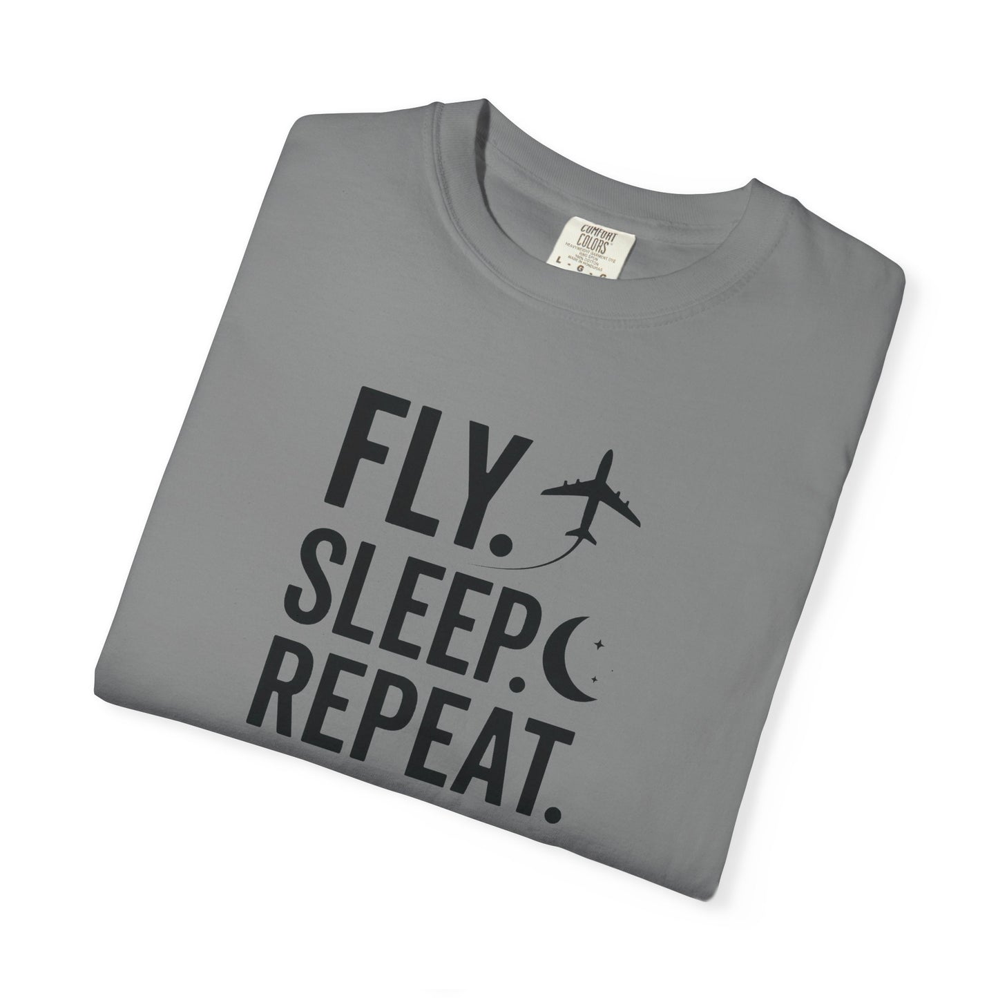 Fly. Sleep. Repeat. Aviation T-Shirt