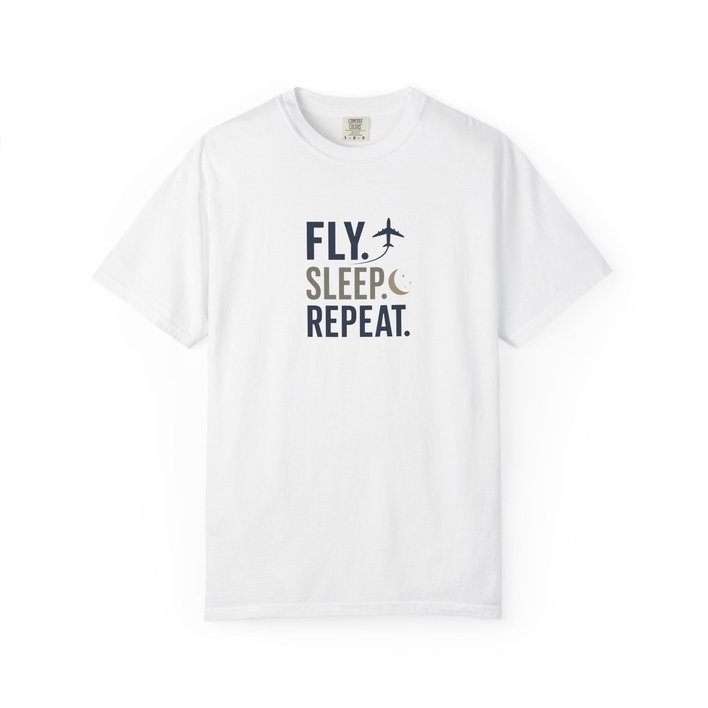 Fly. Sleep. Repeat. Aviation T-Shirt